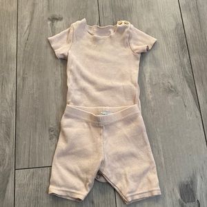 lil legs 2 piece shorts and onsie set